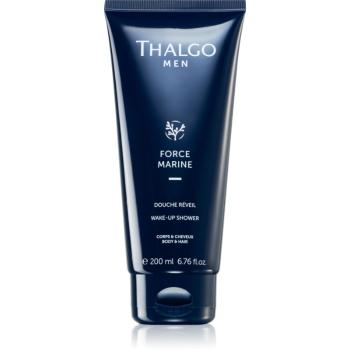 Thalgo Force Marine Wake-Up Shower energizujúci sprchový gél na telo a vlasy pre mužov 200 ml