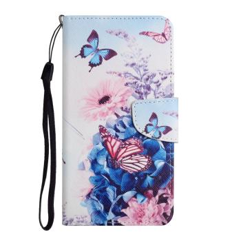 ART Peňaženkový kryt pre Samsung Galaxy A06 PURPLE BUTTERFLY