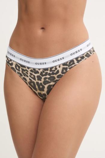 Tanga Guess CARRIE béžová barva, O97E04 KBOE1