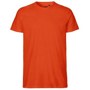 Neutral Pánske tričko Fit z organickej Fairtrade bavlny - Oranžová | XXXL