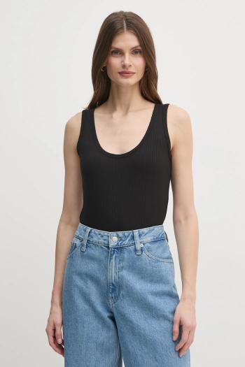 Top Calvin Klein dámsky, čierna farba, K20K208246