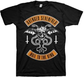 Avenged Sevenfold Tričko Hail to the King Unisex Black XL