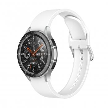 Bstrap Silicone remienok na Samsung Galaxy Watch 4 / 5 / 5 Pro / 6, white (SSG017C02)