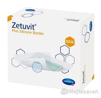 Zetuvit Plus Silicone Border kompres sterilný (10x10cm) 10ks