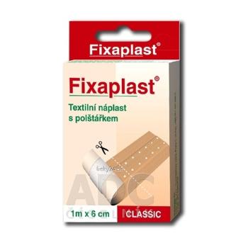 FIXAplast CLASSIC textilná náplasť s vankúšikom 6cm x 1m 1 ks