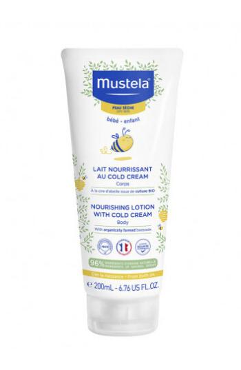 Mustela Detské vyživujúce telové mlieko pre suchú pokožku ( Nourish ing Lotion with Cold Cream ) 200 ml