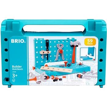 BRIO 34596 Stavebnica BRIO BUILDER Pracovný stôl s náradím (7312350345964)