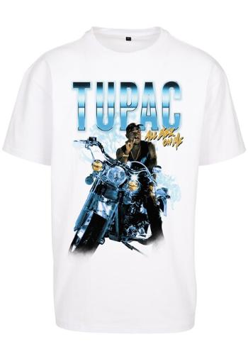 Mr. Tee Tupac All Eyez On Me Anniversary Oversize Tee white - XS