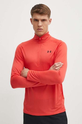 Tréningová mikina Under Armour Tech 2.0 červená farba, melanžová