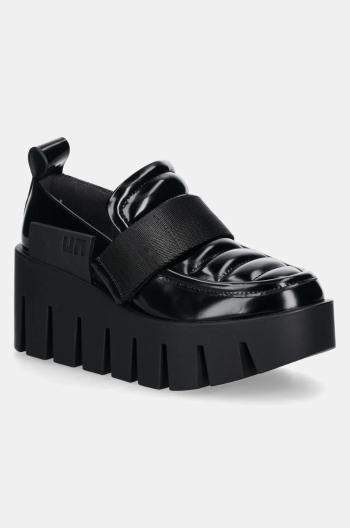 Mokasíny United Nude Grip Trooper Lo dámske, čierna farba, na platforme, 1086701119