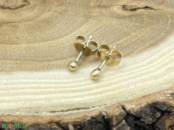 Arany pötty fülbevaló  (14K)