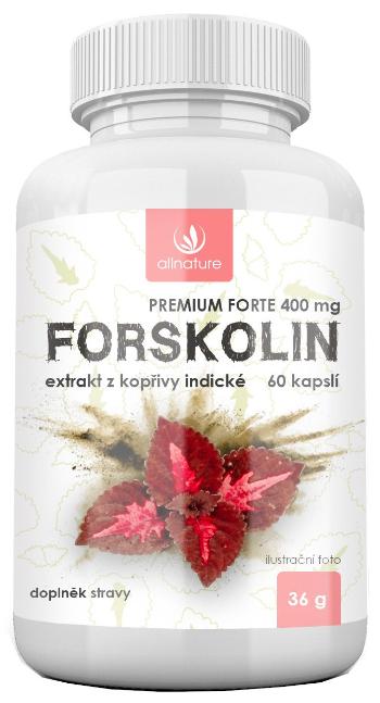 ALLNATURE Forskolin Premium forte 400 mg 60 kapsúl