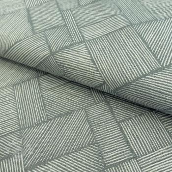 Dekorációs anyag Linenlook Line Diagonal Patchwork soft green