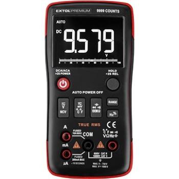 EXTOL PREMIUM multimeter digitálny, inverzný displej, True RMS, automatická voľba rozsahov (8831251)