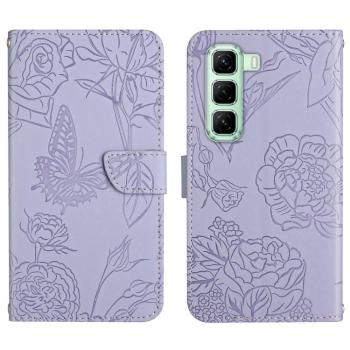 ART BLOSSOM Peňaženkový obal pre Infinix Hot 50 Pro fialový