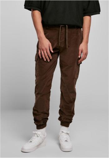 Urban Classics Corduroy Cargo Jogging Pants darkolive - L