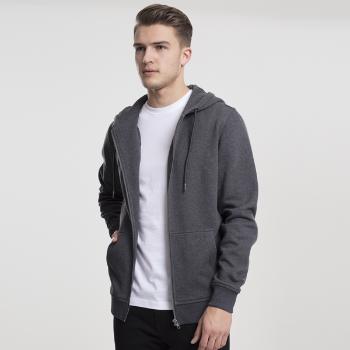 Mikina Urban Classics Basic Zip Hoody charcoal - S