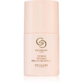 Oriflame Giordani Gold Woman guličkový dezodorant roll-on pre ženy 50 ml