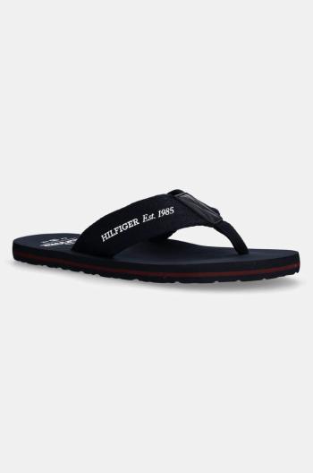 Šľapky Tommy Hilfiger HILFIGER 85 BEACH SANDAL pánske, tmavomodrá farba, FM0FM05339