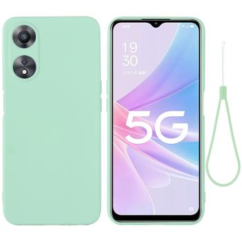 RUBBER Ochranný kryt pre Oppo A78 5G zelený