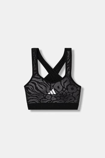 Športová podprsenka adidas čierna farba, JM3917