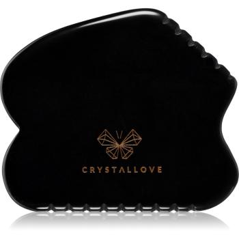 Crystallove Black Obsidian Contour Gua Sha masážna pomôcka 1 ks