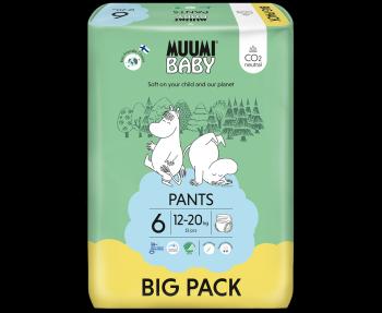 MUUMI BABY Nohavičky plienkové jednorázové 6 Junior 12-20kg, Big Pack 52 ks