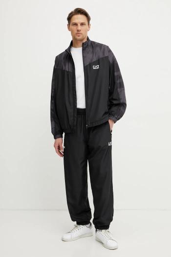 Tepláková súprava EA7 Emporio Armani pánska, čierna farba, AF12948.7M000078