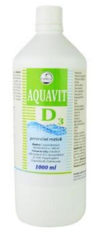 Aquavit D3 vitamínový perorálny roztok pre zvieratá 1000ml