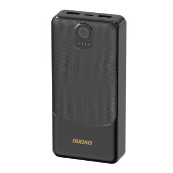 Dudao K10Pro Power Bank 20000mAh 2x USB 2.4A, čierny