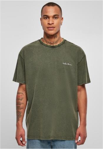 Urban Classics Oversized Small Embroidery Tee bottlegreen - L