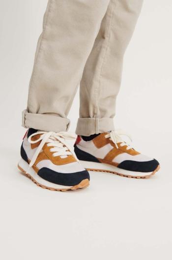 Detské tenisky Liewood LW17989 Jasper Suede Sneakers tmavomodrá farba