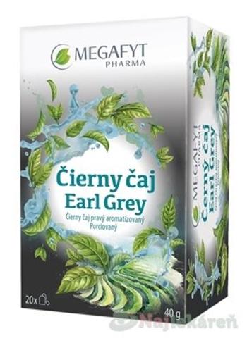 MEGAFYT Čierny čaj Earl Grey porciovaný čaj 20x2g (40g)