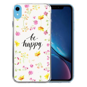 MY ART Ochranný kryt Apple iPhone XR BE HAPPY (019)