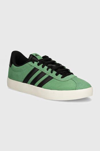Semišové tenisky adidas Vl Court zelená farba, IF4459
