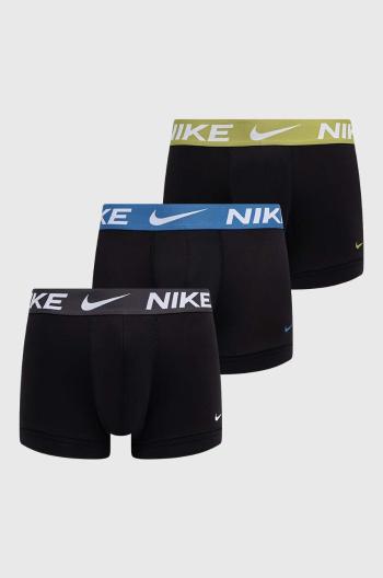 Boxerky Nike 3-pak pánske, čierna farba, 0000KE1156