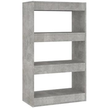 Shumee deliaca stena betónovo sivá 60 × 30 × 103 cm drevotrieska, 811659