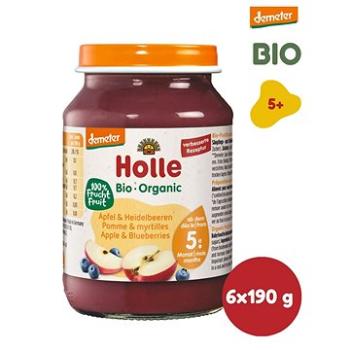 Holle bio Jablko a čučoriedka 6 ks (7640104954842)