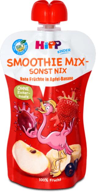 HIPP BIO Smoothie jablko, banán a červené ovocie 120 ml