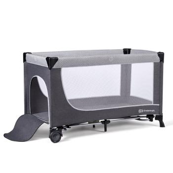 KINDERKRAFT Leody Grey,KINDERKRAFT SELECT Postieľka cestovná Leody Grey, Premium
