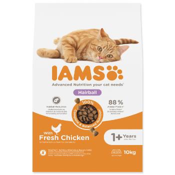 IAMS Cat Adult Hairball Reduction Chicken 10kg