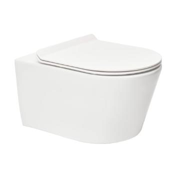 Wc závesné SAT Brevis s doskou softclose, so zadným odpadom SATBRE011RREXP