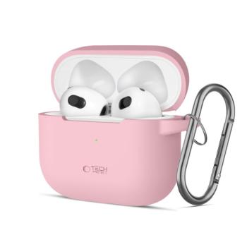 Tech-Protect Silicone Hook puzdro na Apple AirPods 3, ružové