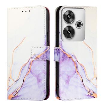 ART MARBLE Peňaženkový kryt pre Xiaomi Poco F6 PURPLE