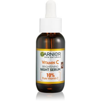 Garnier Skin Naturals Vitamin C rozjasňujúce nočné sérum s 10 % čistým vitamínom C 30 ml