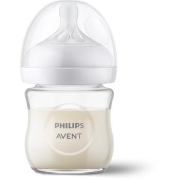 Philips Avent Natural Response Glass dojčenská fľaša 0 m+ 120 ml