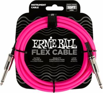 Ernie Ball Flex Instrument Cable Straight/Straight 3 m Rovný - Rovný Nástrojový kábel