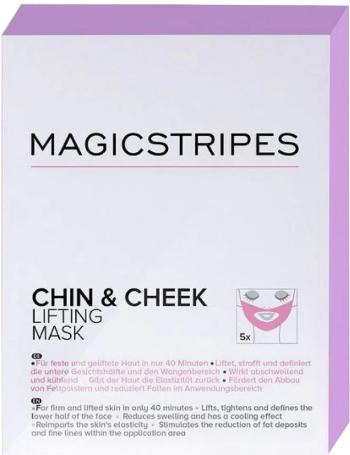 MAGICSTRIPES Liftingová maska na bradu a líca (Chin & Cheek Lifting Mask) 5 ks