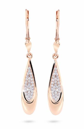 Cutie Jewellery Luxusné zlaté náušnice so zirkónmi Z8052-55-10-X-4