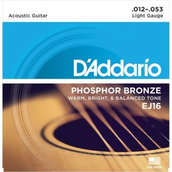 D'Addario EJ16-10P Struny pre akustickú gitaru